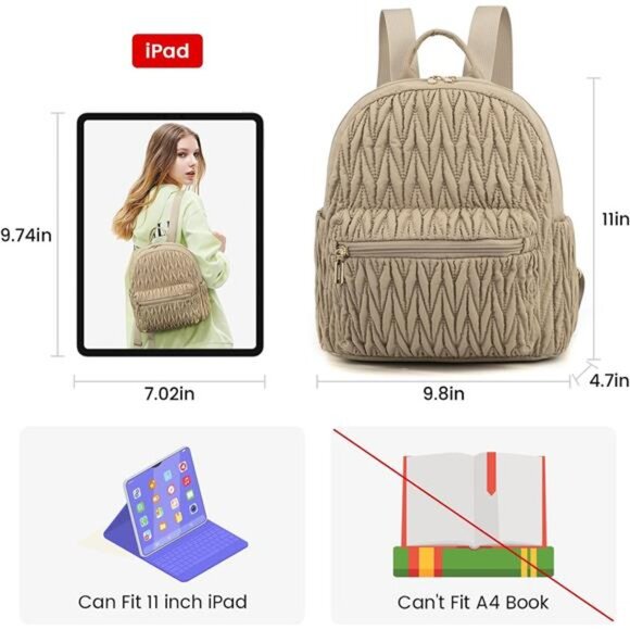 Mini Backpack for Women Light Weight Small Waterproof Backpack Purses main image 4